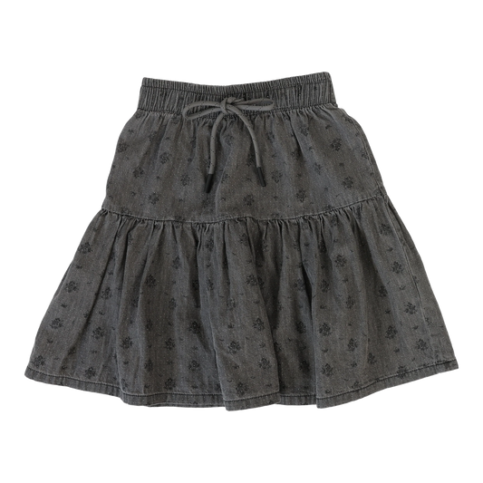Tencel Skirt Grey Wash
