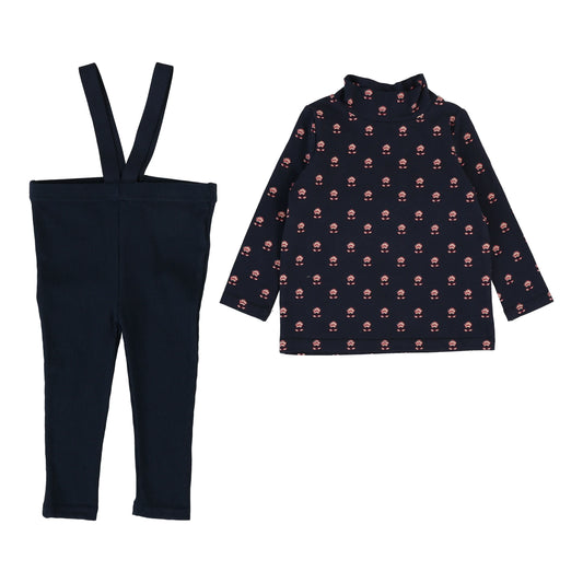 Vintage Floral Set - Navy
