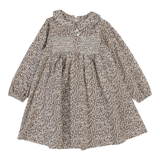 Daisy Floral Dress - Dusty Pink