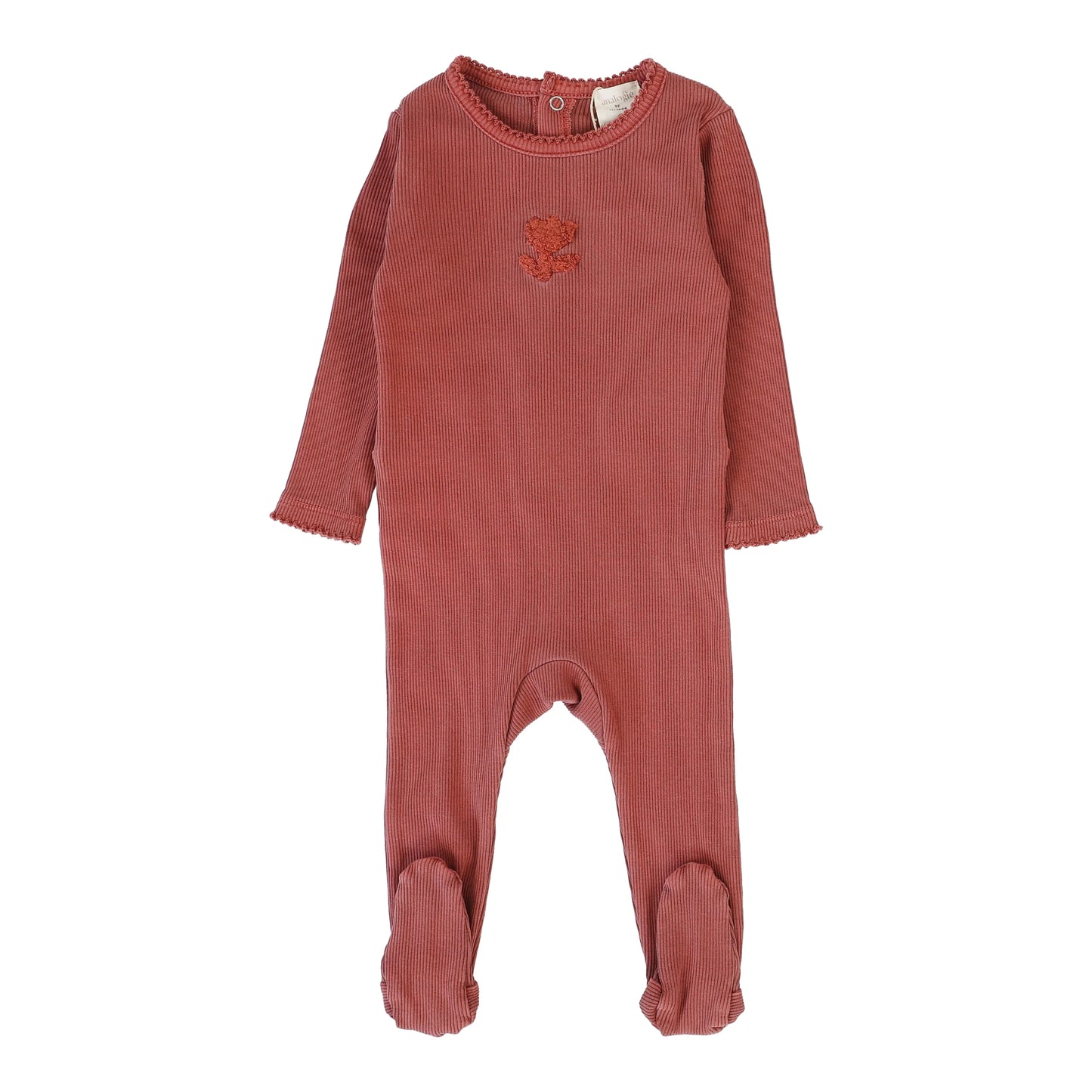 Sherpa Footie Mineral Red