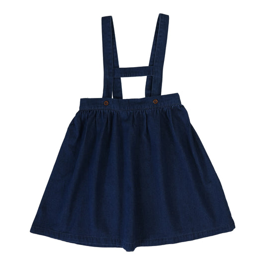 Navy Denim Strap Jumper