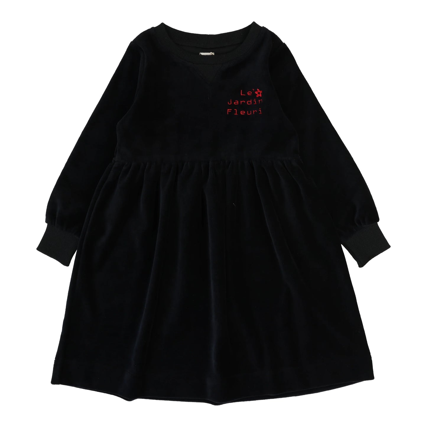 Velour Dress Black