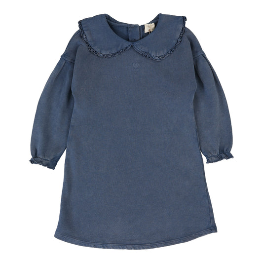 Wash Sweatshirt Dress Blue Wash