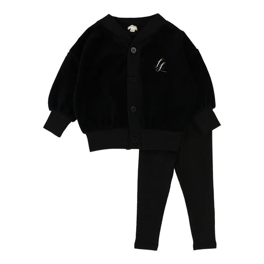 Boys Shabbos Lounge Set - Black