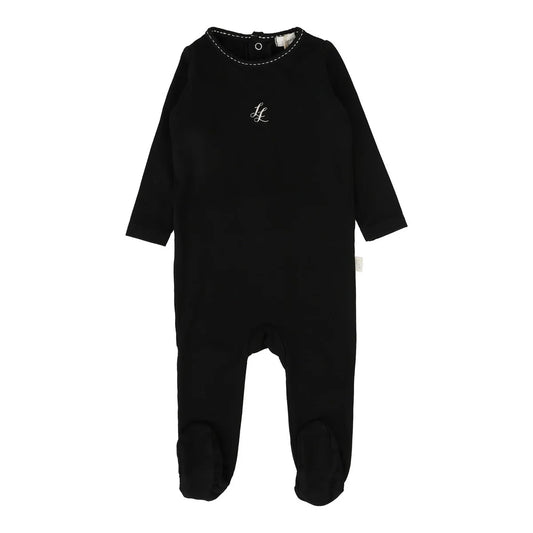 Emblem Footie - Black
