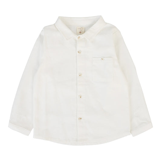 Boys Dress Shirt Winter White