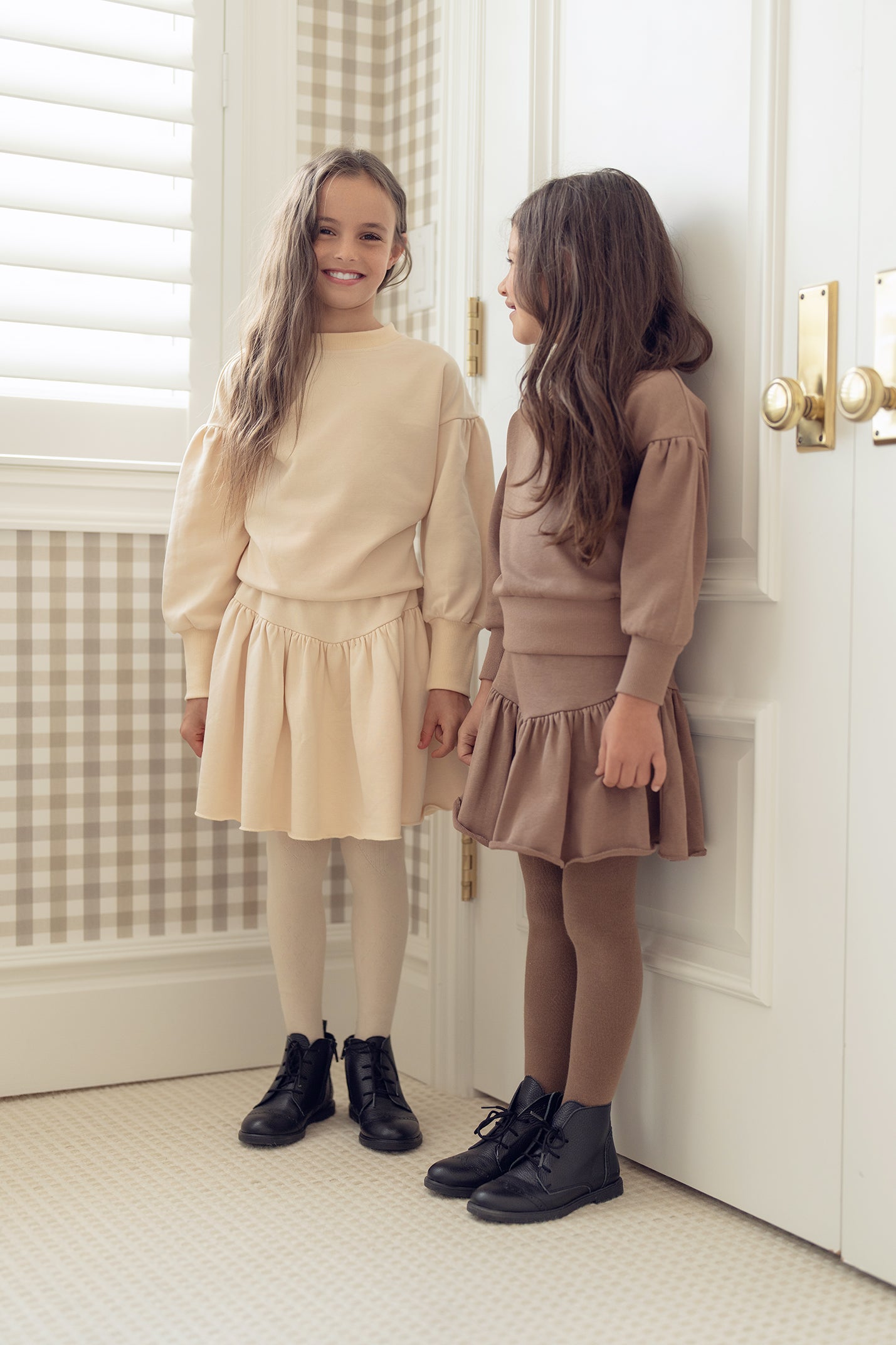 Mocha Sweatshirt Skirt