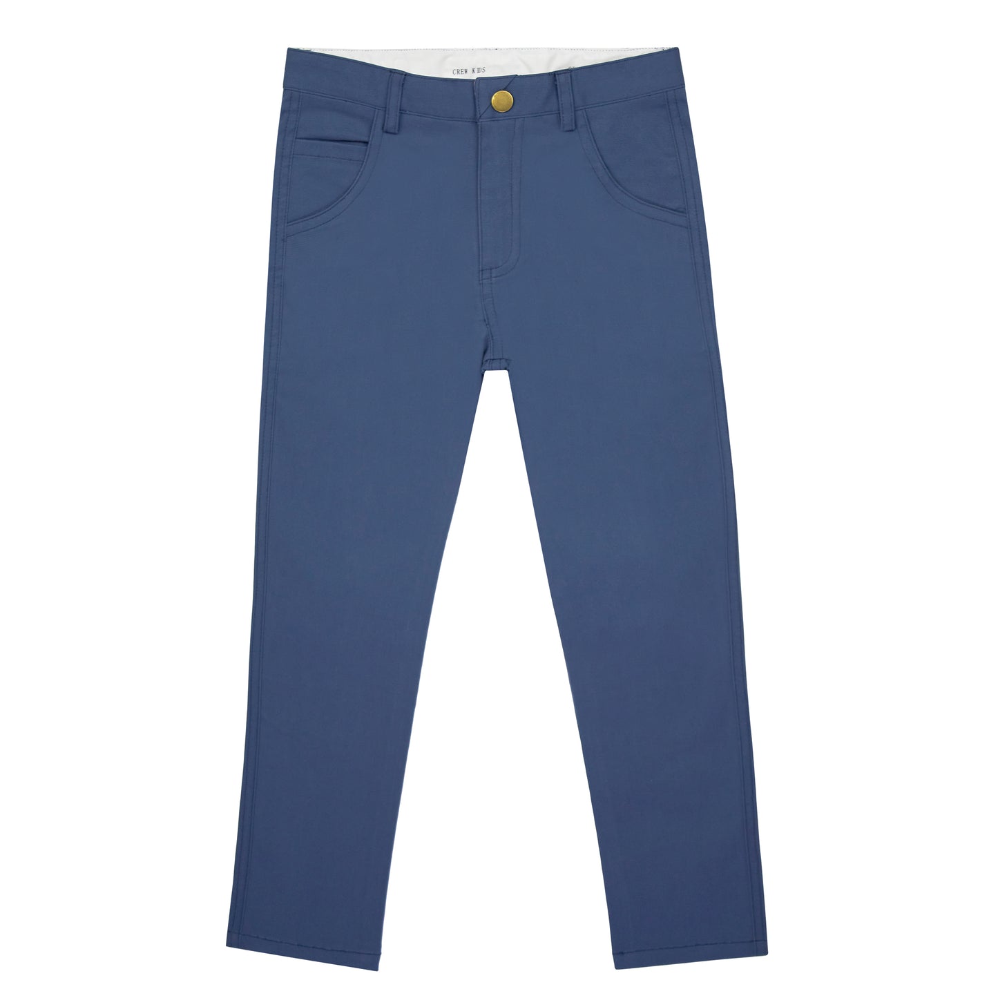 Blue Slim Chino Pants