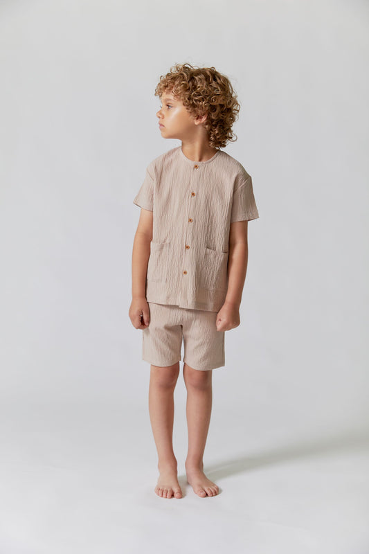 Stone Crinkle Shirt