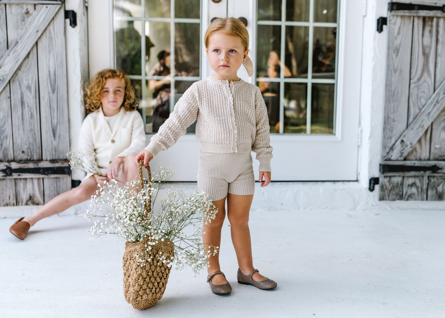 Oat Rib Knit Shorts