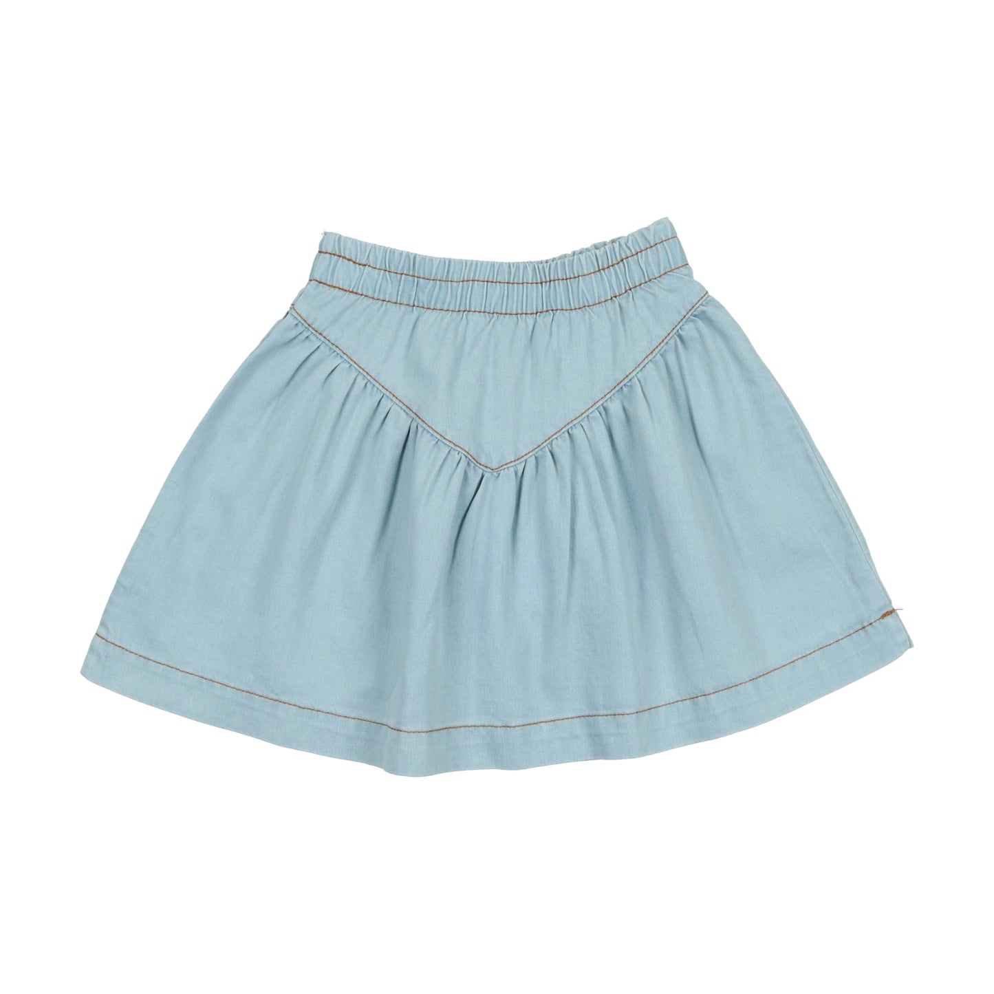 Lil Legs Denim Drop Waisted Skirt Chambray – bubblegumkids