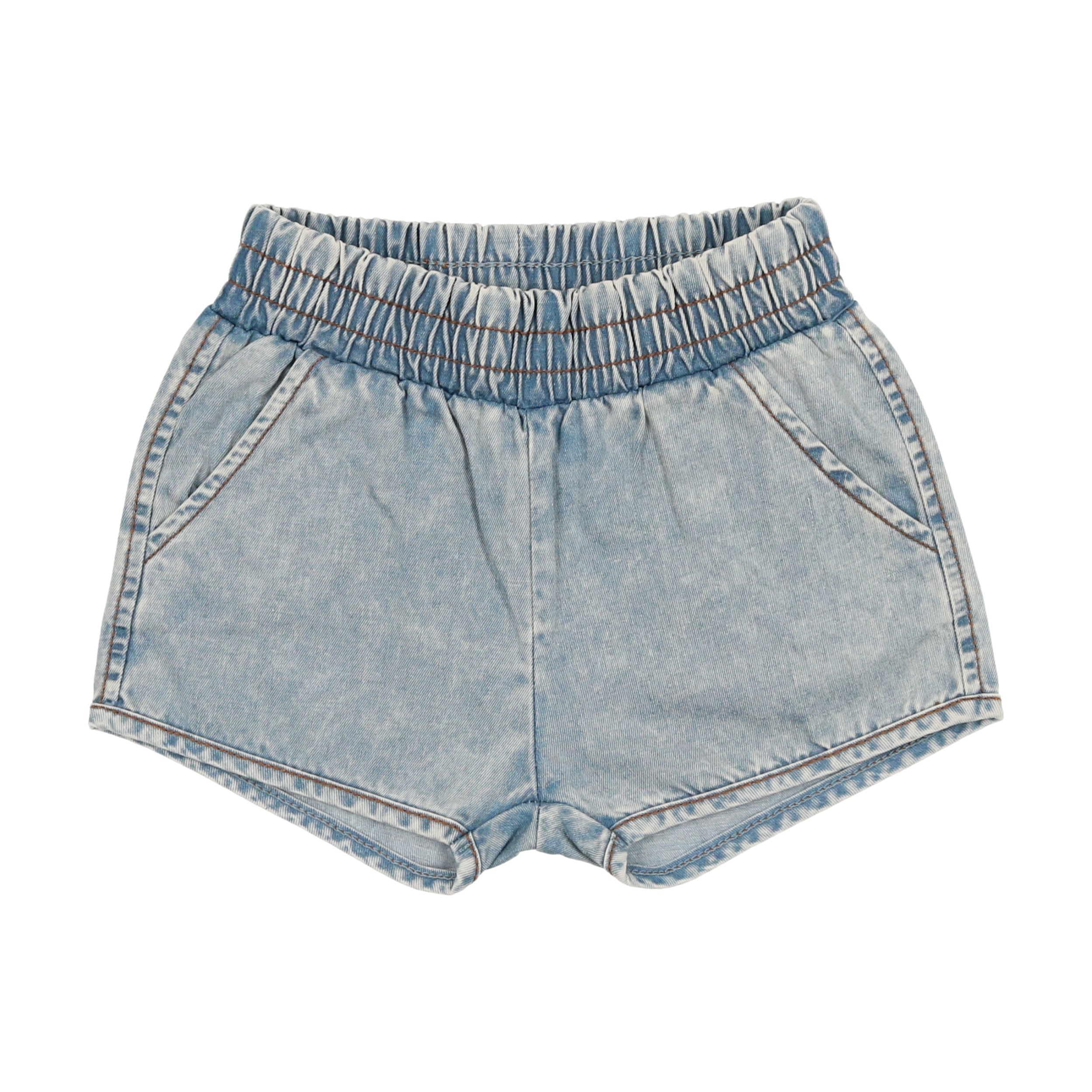 Lil Legs Puff Sleeve Tee Short Sleeve - Floral Interlock (Camp Scouts Collection) main image 1