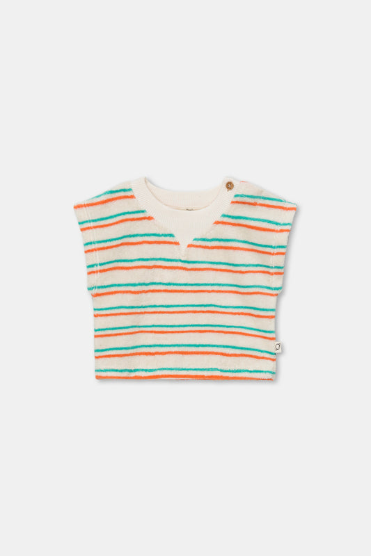 Terry Stripe Baby T-shirt