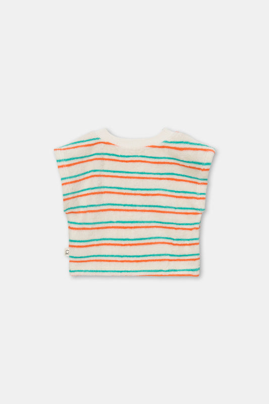 Terry Stripe Baby T-shirt