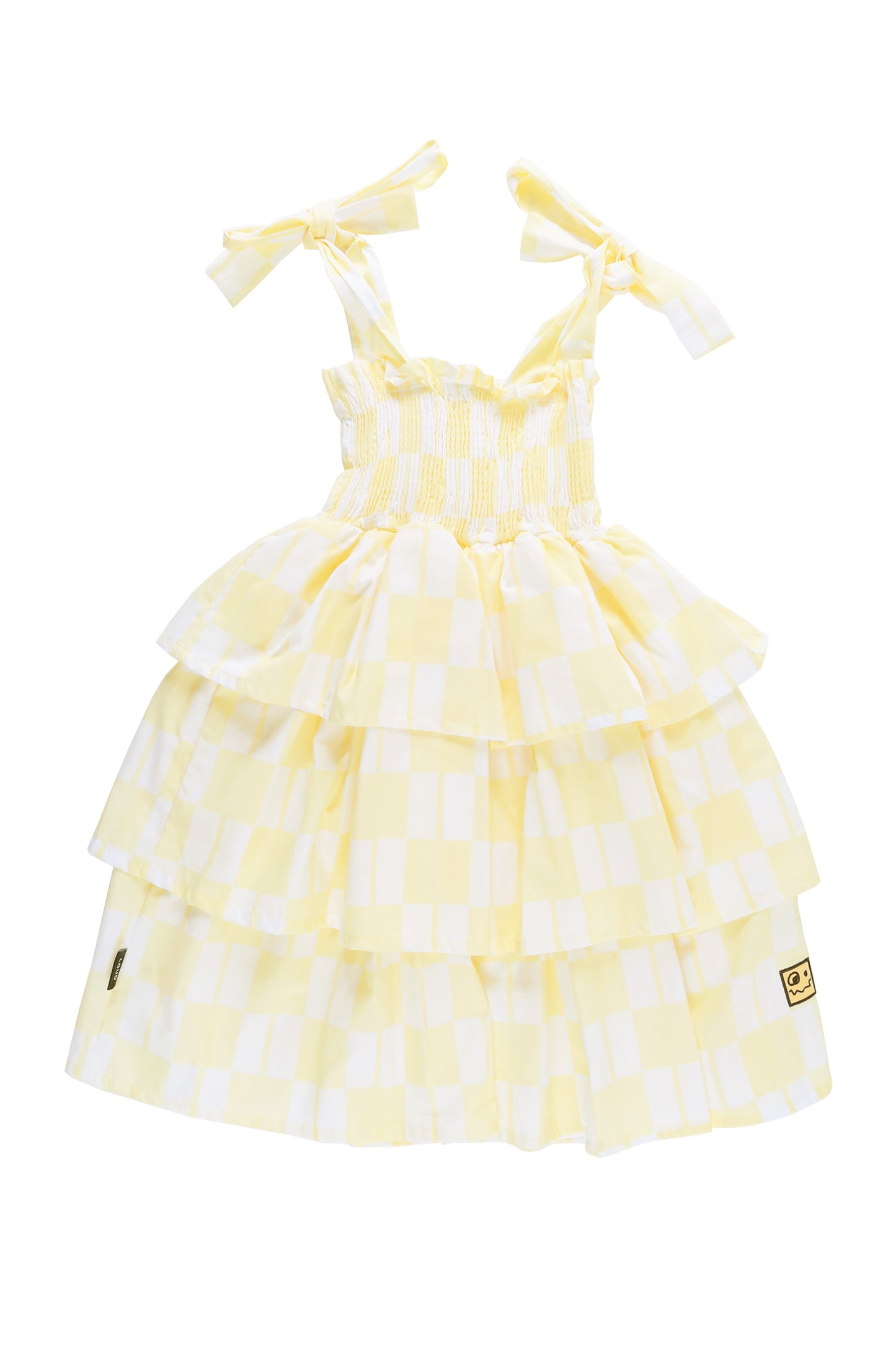 HOPE Dress Ruffles CHECKERED