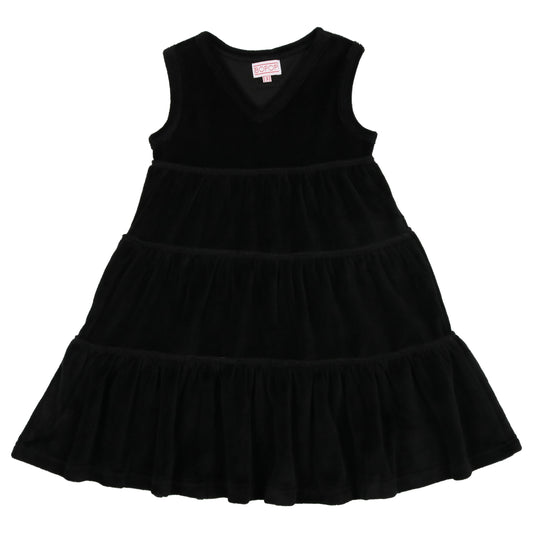 Black Velour Pinafore