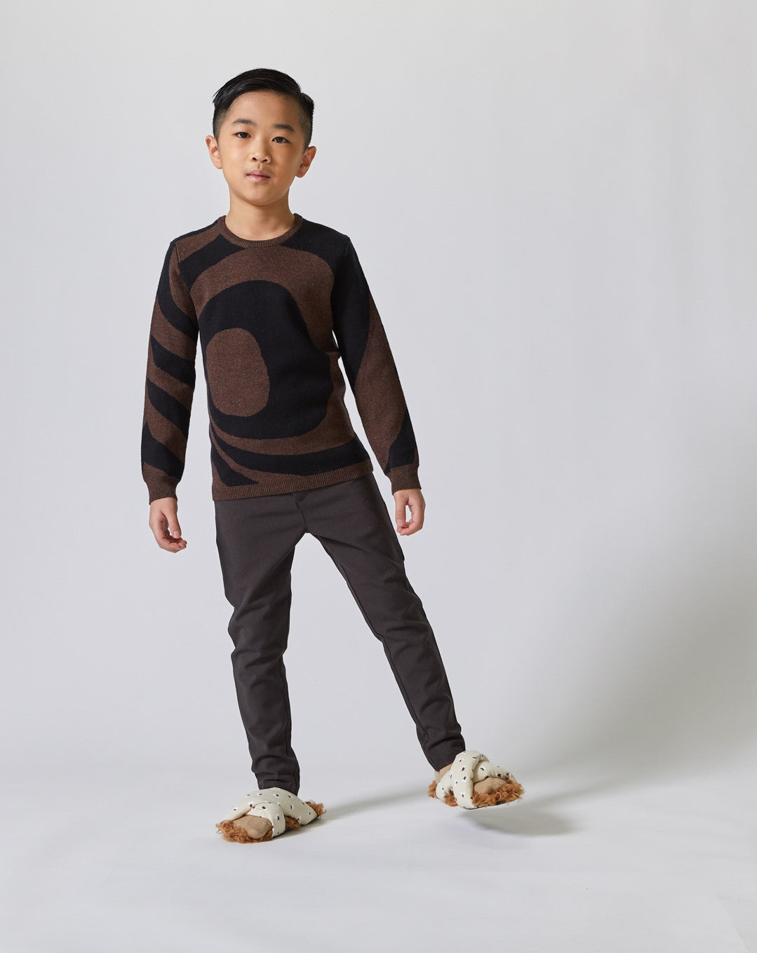 Chocolate Spiral Sweater