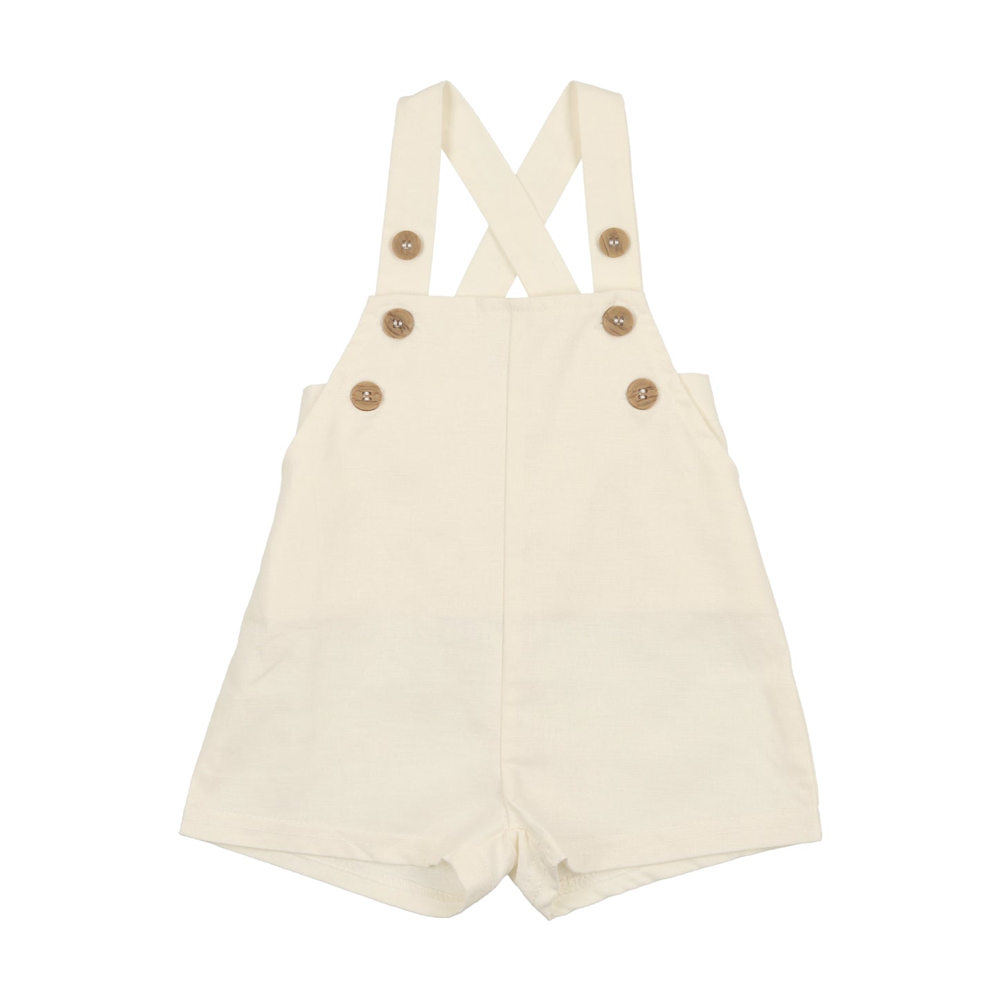 Linen Overalls Cream