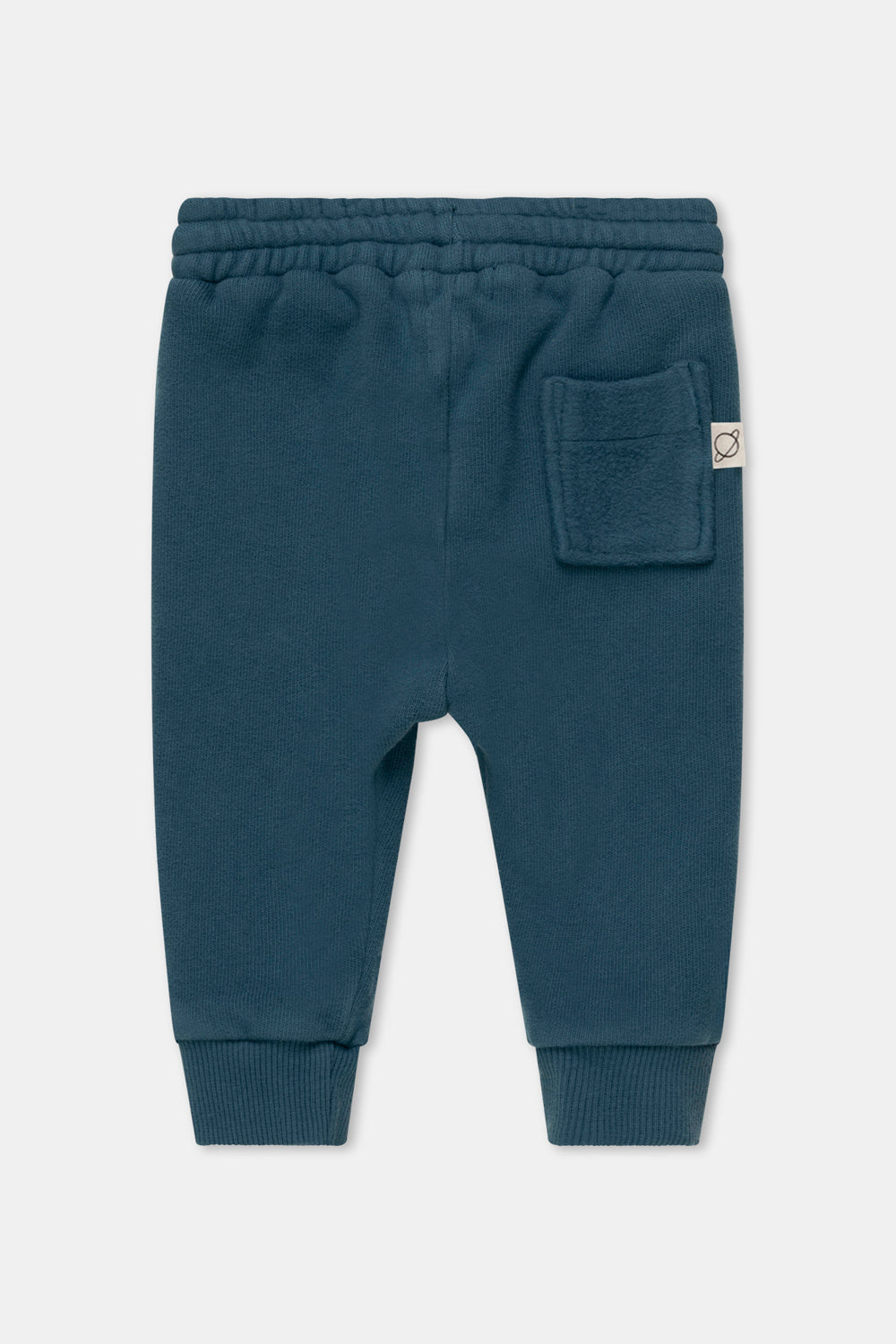 Blue Organic Plush Baby Pants