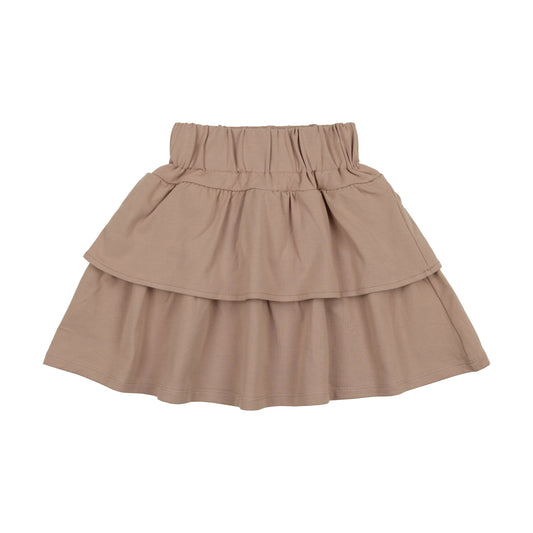 Tan Tiered Skirt