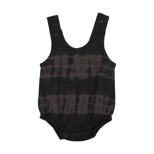 Tie Dye Romper Black