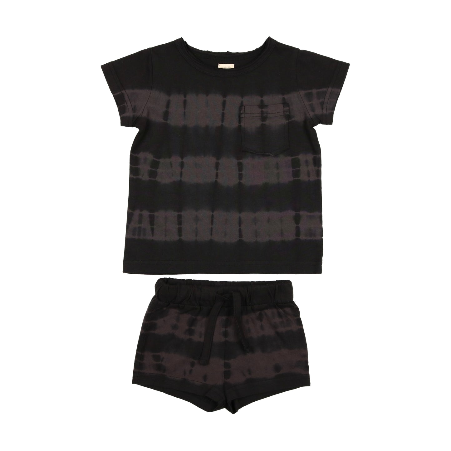 Tie Dye Boy Set Black