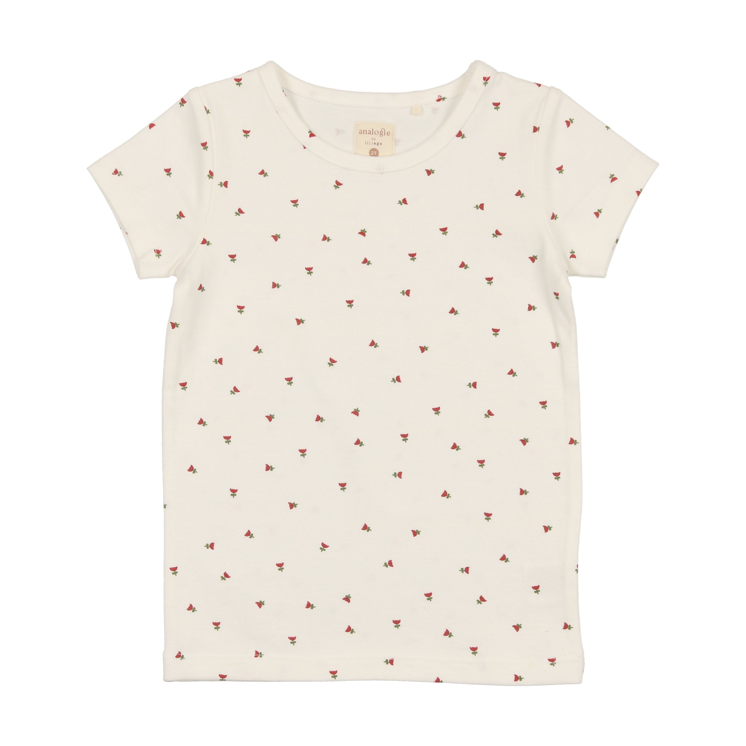 Analogie Tulip T-Shirt Short Sleeve White – bubblegumkids