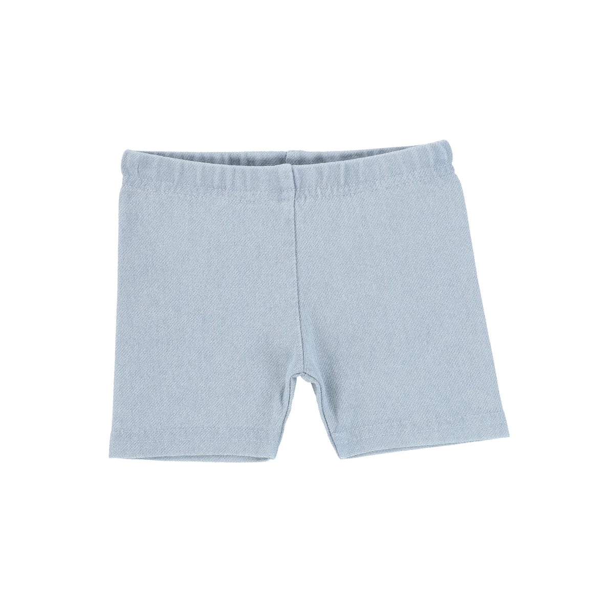 Jean Biker Shorts - Chambray